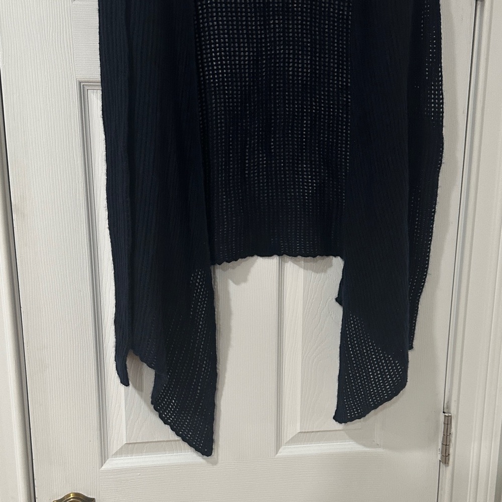 Inhabit Navy Open Knit Cardigan - Picture 5 of 12